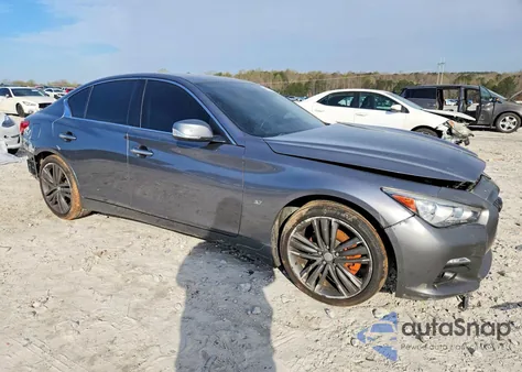 2014 Infiniti Q50 Premium из США, поврежденный, VIN JN1BV7AP4EM685329